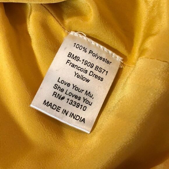 NWT Show Me Your Mumu - Yellow Slip Dress - XS - Picture 4 of 16